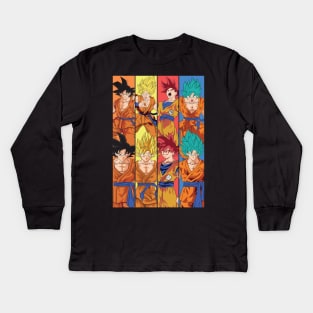 Saiyan Ascendance Kids Long Sleeve T-Shirt